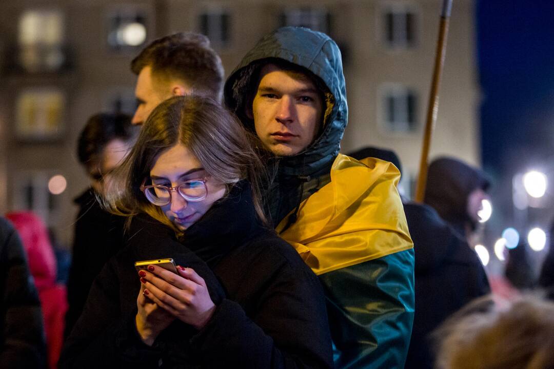 Protesto akcija „Mes kaltinam!“