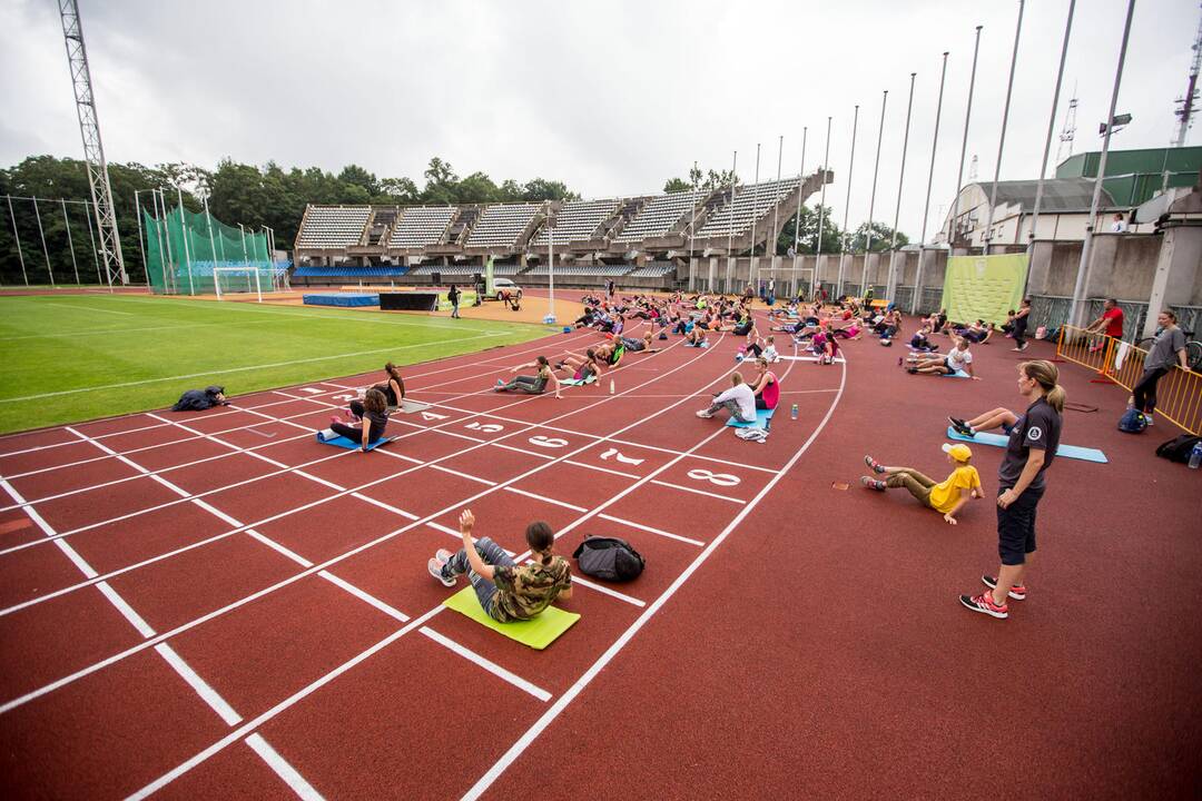 Treniruočių diena S.Dariaus ir S.Girėno stadione