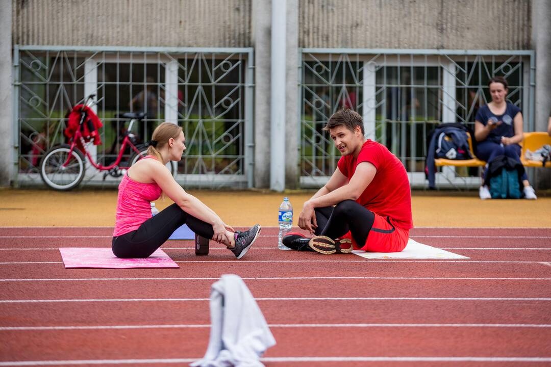 Treniruočių diena S.Dariaus ir S.Girėno stadione