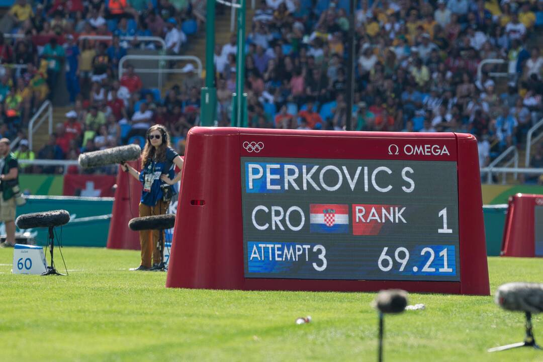 Disko metikė Z. Sendriūtė olimpiadoje liko dešimta