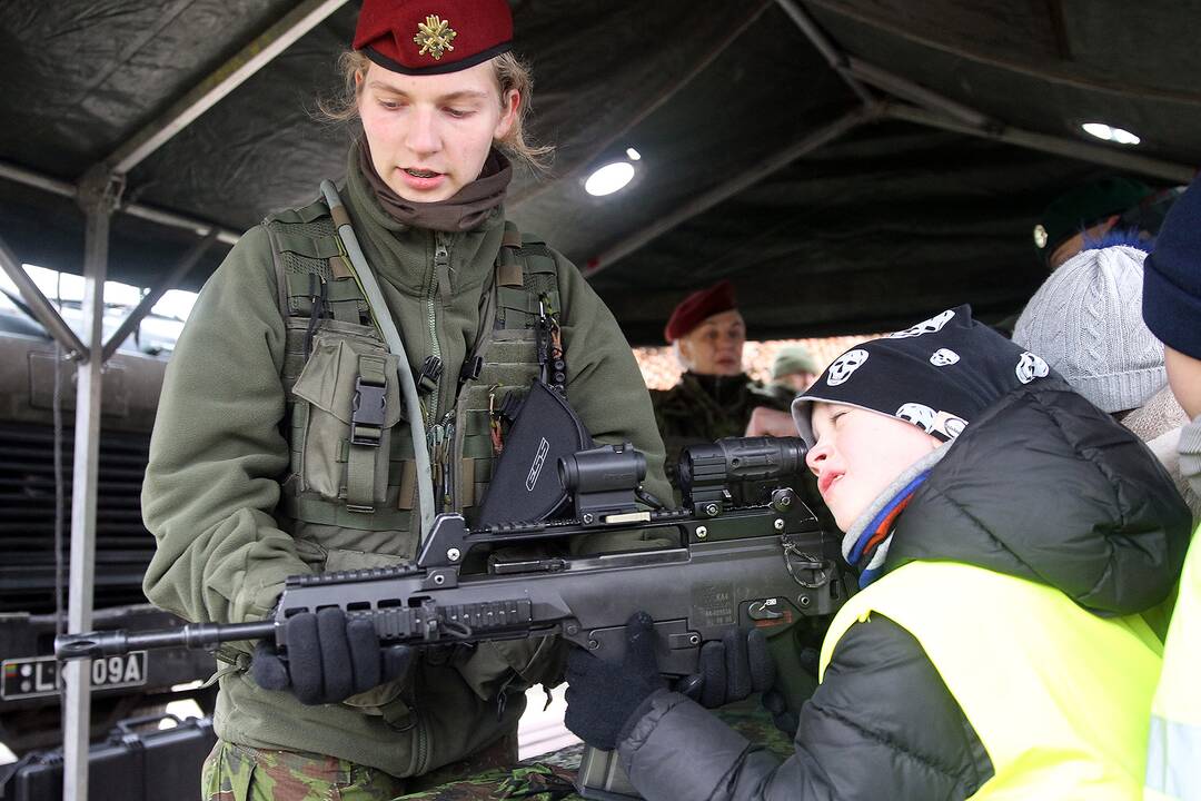 Atvirų durų diena J. Vitkaus batalione