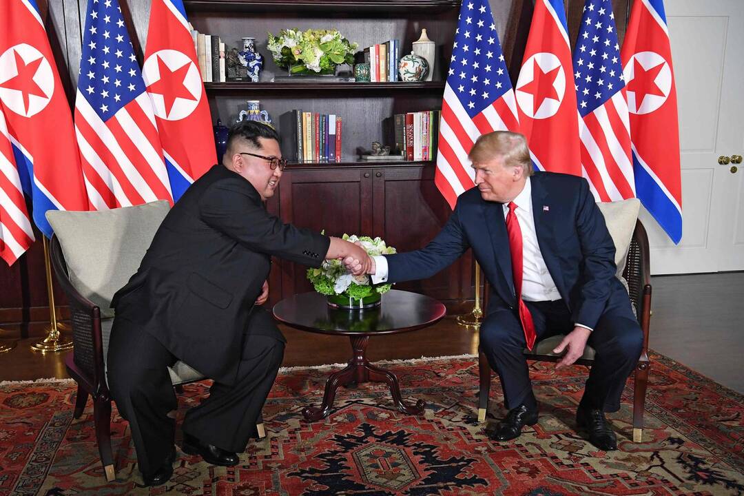 D. Trumpo ir Kim Jong Uno susitikimas Singapūre