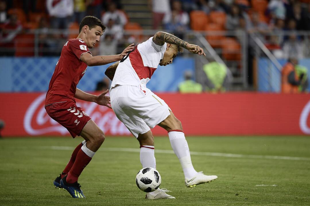 Danijos futbolininkai įveikė Peru komandą