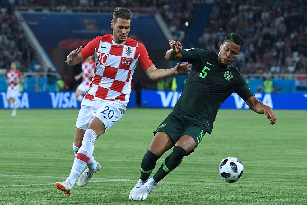 Kroatijos futbolininkai nugalėjo Nigeriją