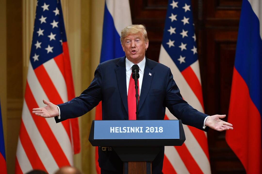 D. Trumpo ir V. Putino derybos Helsinkyje