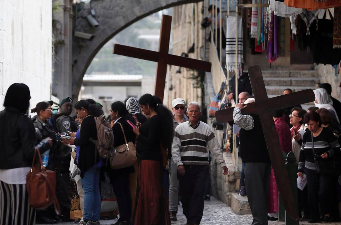 Kristaus kančios procesija Jeruzalėje