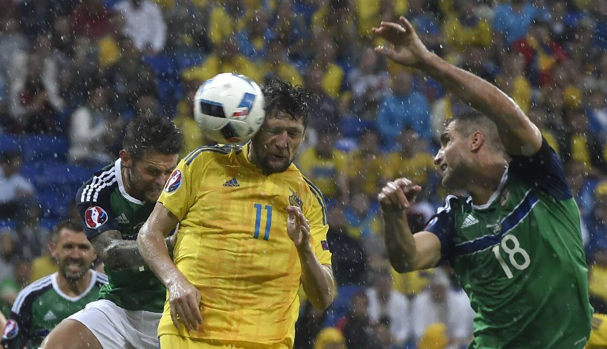 Euro 2016: Šiaurės Airija - Ukraina 2:0