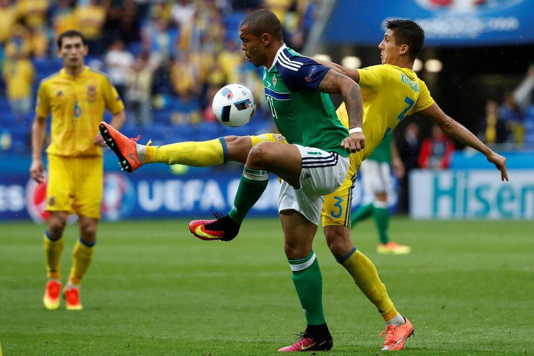 Euro 2016: Šiaurės Airija - Ukraina 2:0