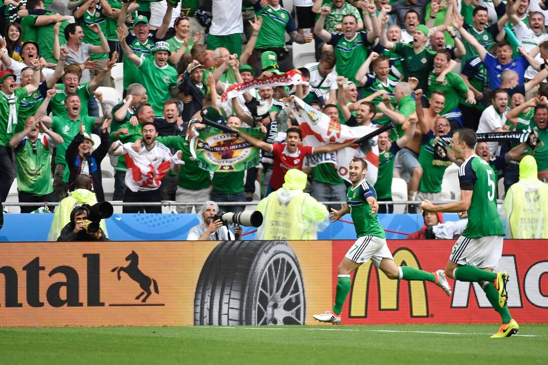 Euro 2016: Šiaurės Airija - Ukraina 2:0