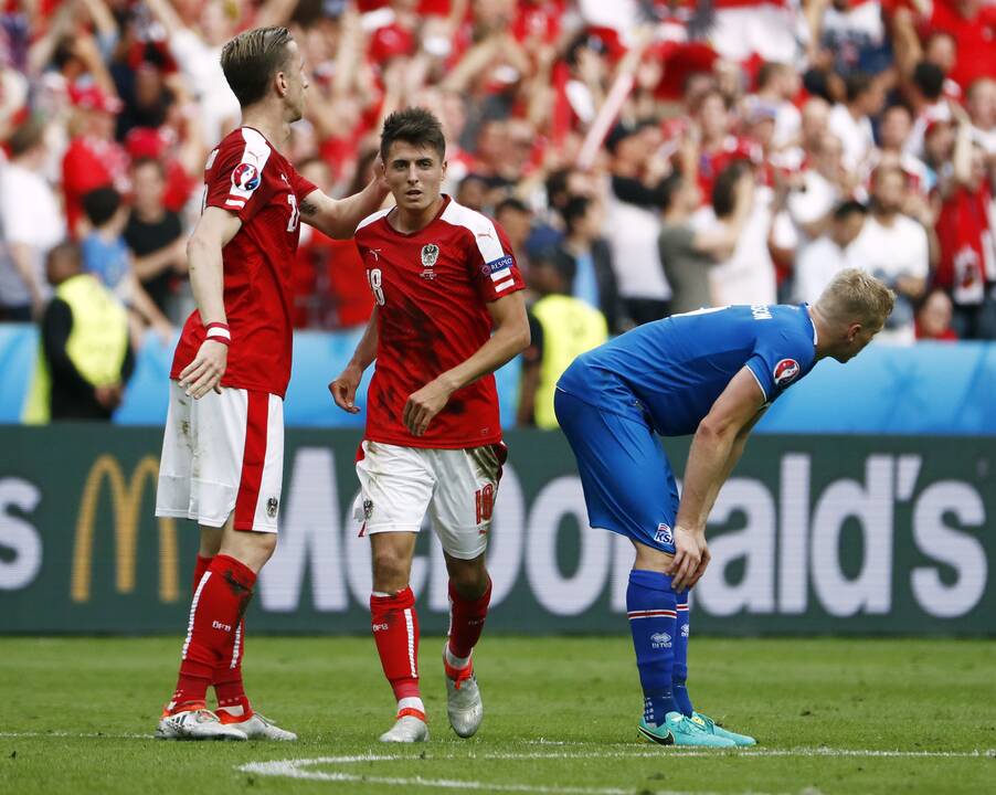 Euro 2016: Islandija - Austrija 2:1