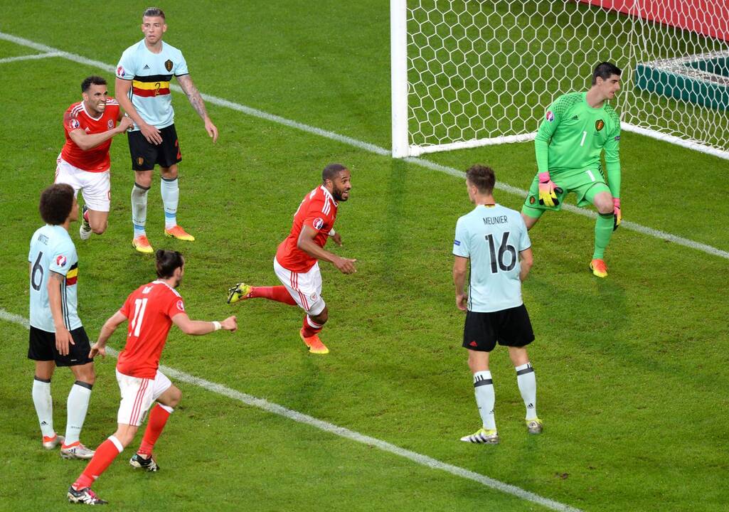 Euro 2016: Velsas - Belgija 3:1