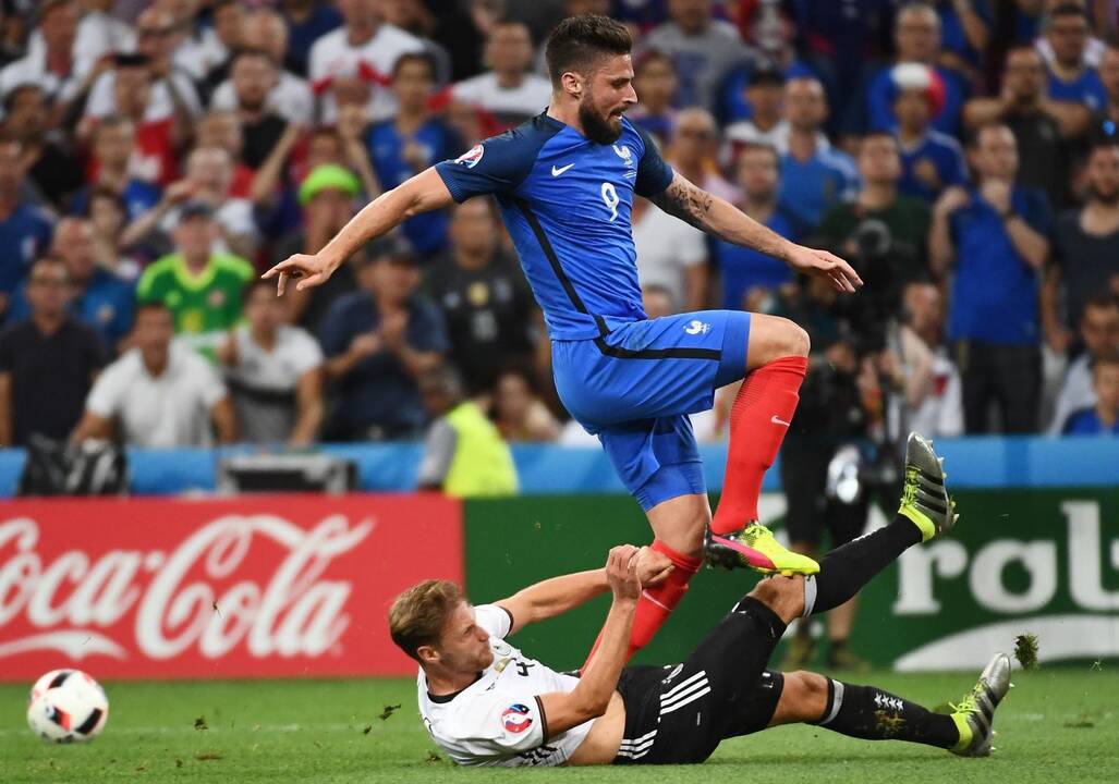 Euro 2016: Prancūzija - Vokietija 2:0