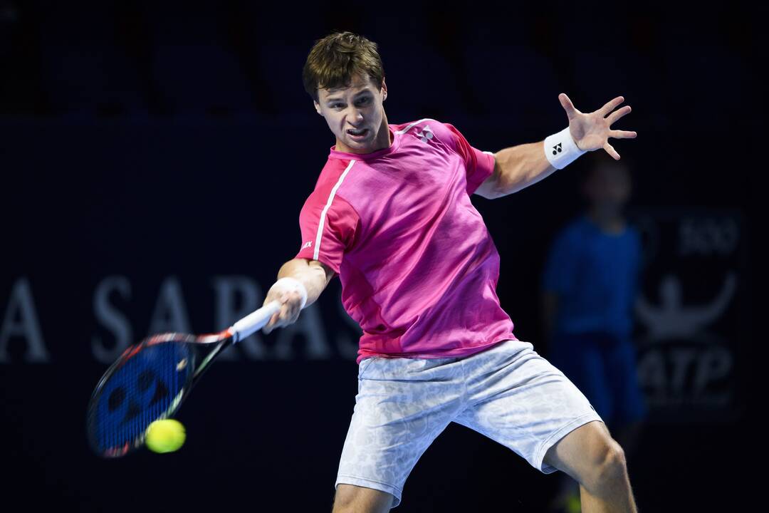 R. Berankis baigė savo pasirodymą „Swiss Indoors Basel“ turnyre