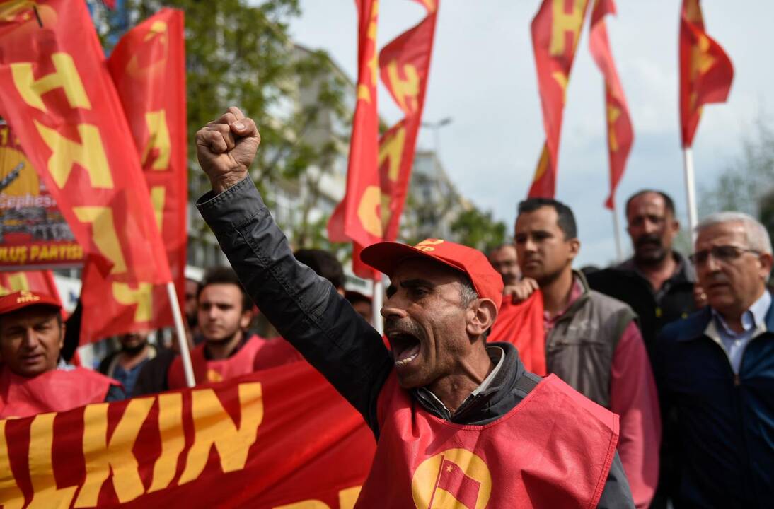 Tarptautinės darbo dienos protestai pasaulyje