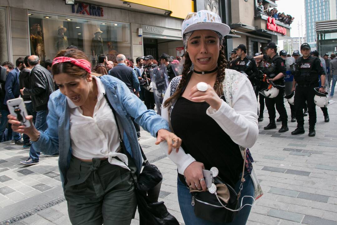 Tarptautinės darbo dienos protestai pasaulyje