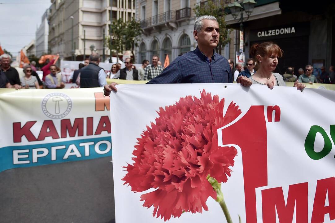 Tarptautinės darbo dienos protestai pasaulyje