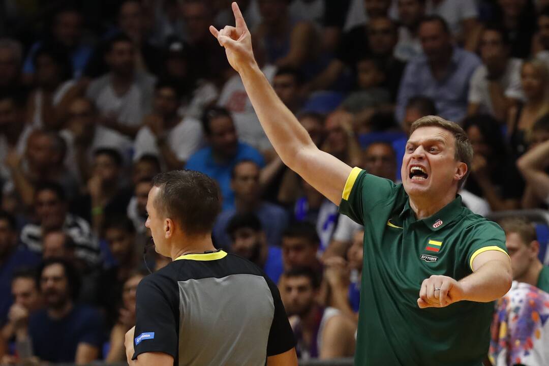 Europos krepšinio čempionatas: Lietuva - Izraelis 88:73