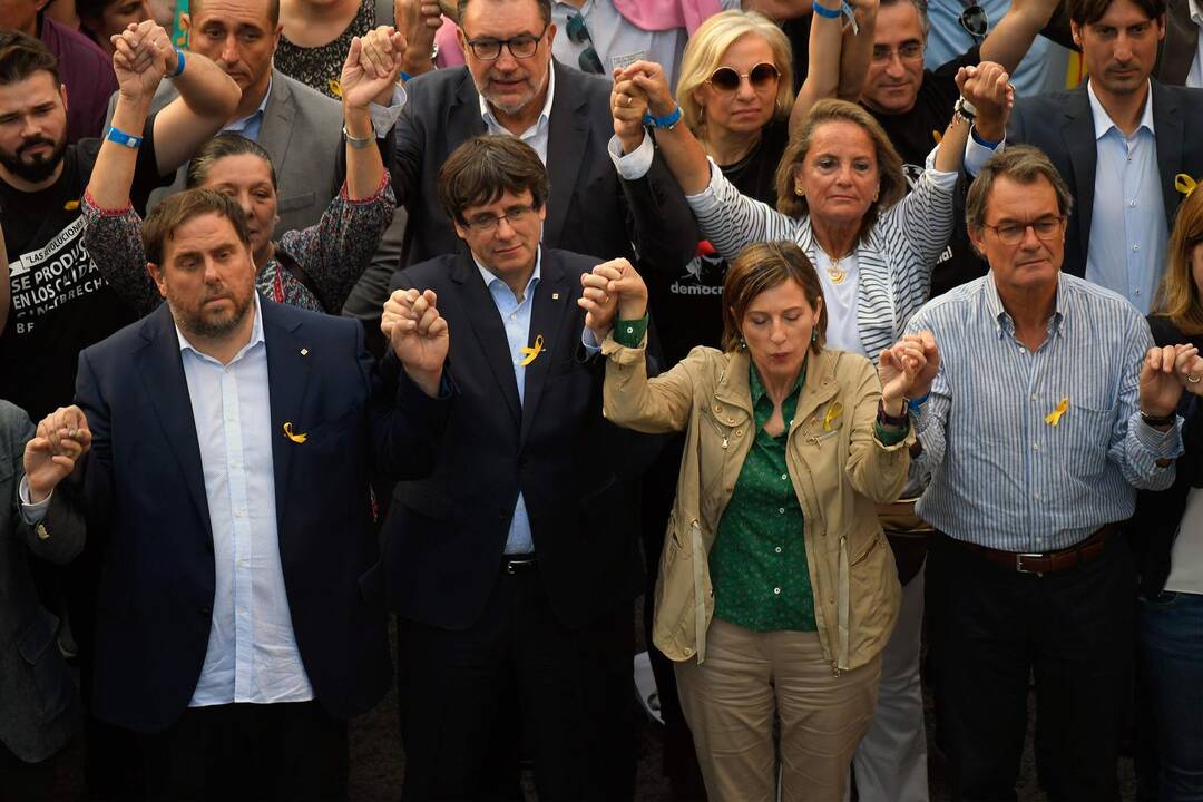 Milžiniškas protestas Barselonoje