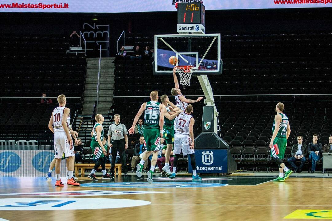 "Žalgiris" - "Lietkabelis" Kauno "Žalgirio" arenoje