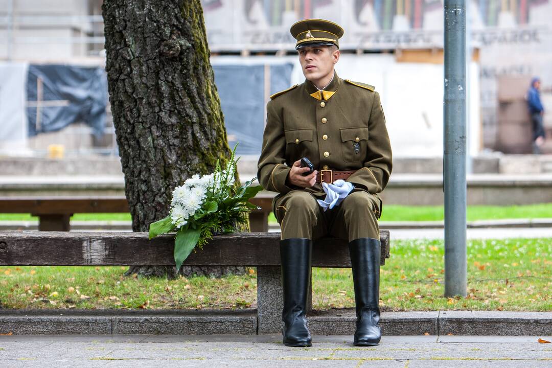 Šaulių sąjungos vado pasikeitimo ceremonija