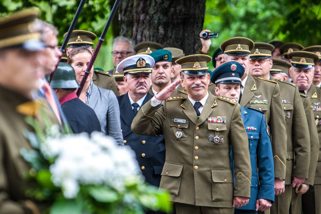 Šaulių sąjungos vado pasikeitimo ceremonija