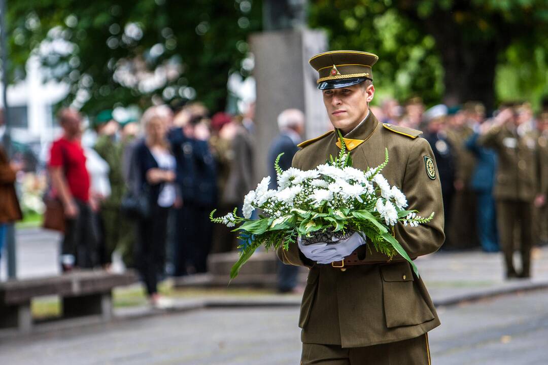 Šaulių sąjungos vado pasikeitimo ceremonija