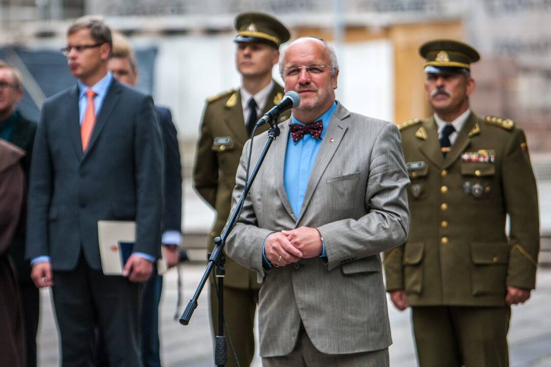 Šaulių sąjungos vado pasikeitimo ceremonija