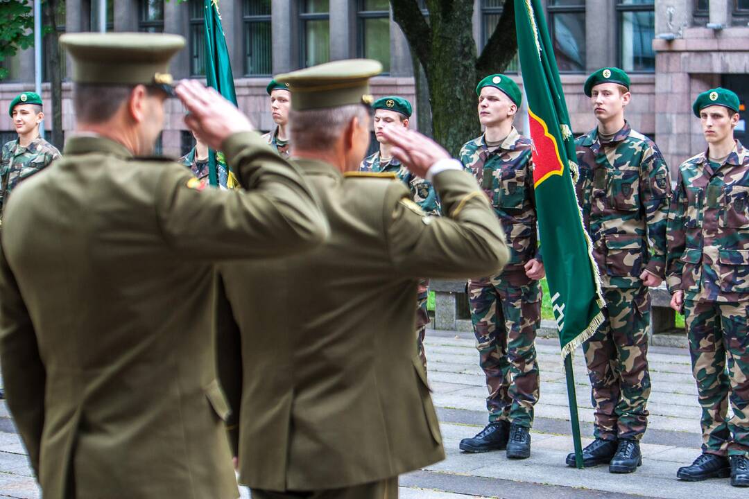 Šaulių sąjungos vado pasikeitimo ceremonija