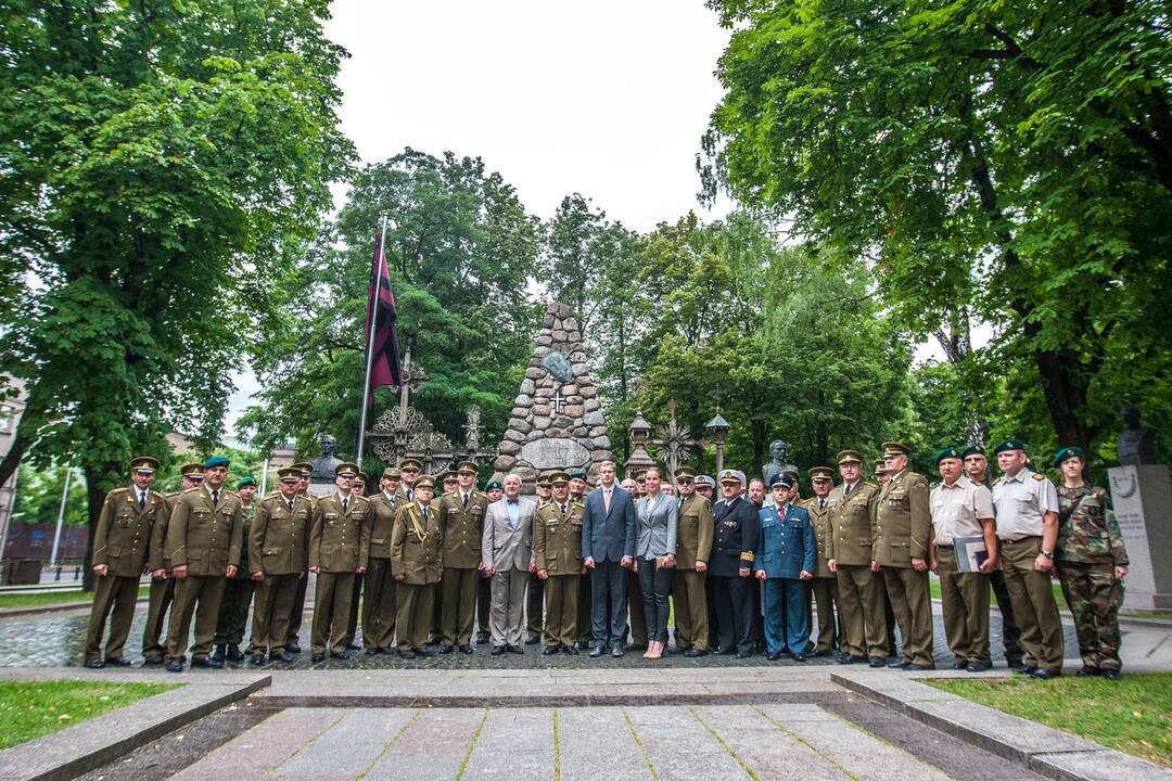 Šaulių sąjungos vado pasikeitimo ceremonija