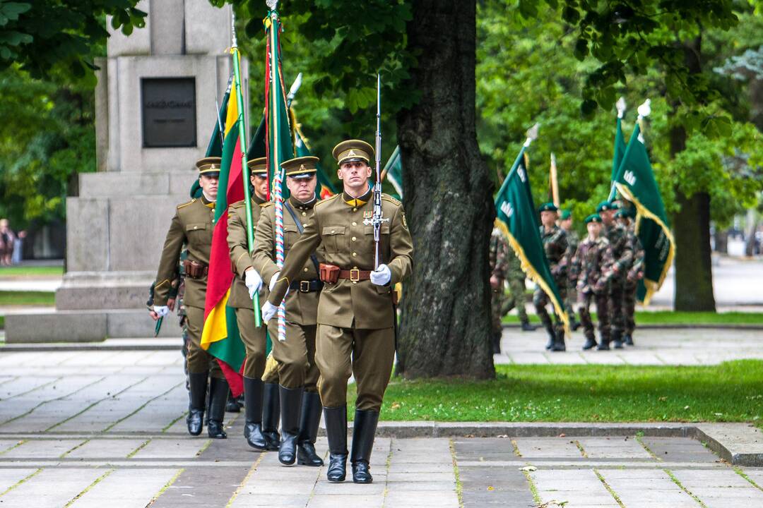 Šaulių sąjungos vado pasikeitimo ceremonija