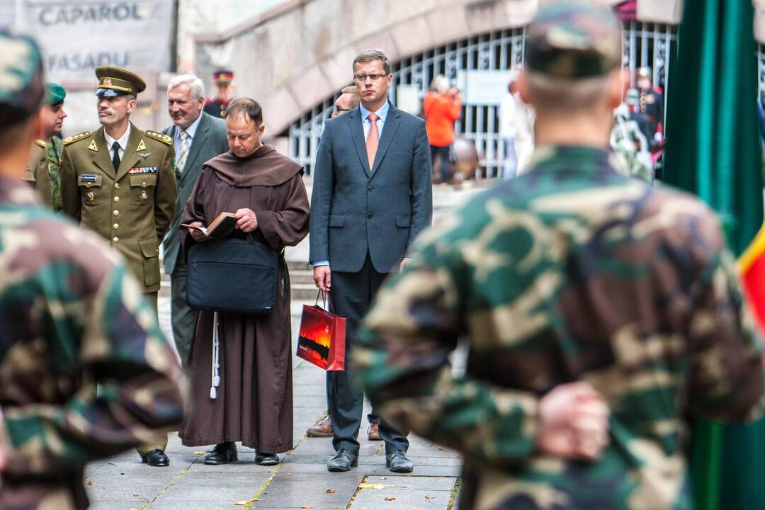 Šaulių sąjungos vado pasikeitimo ceremonija