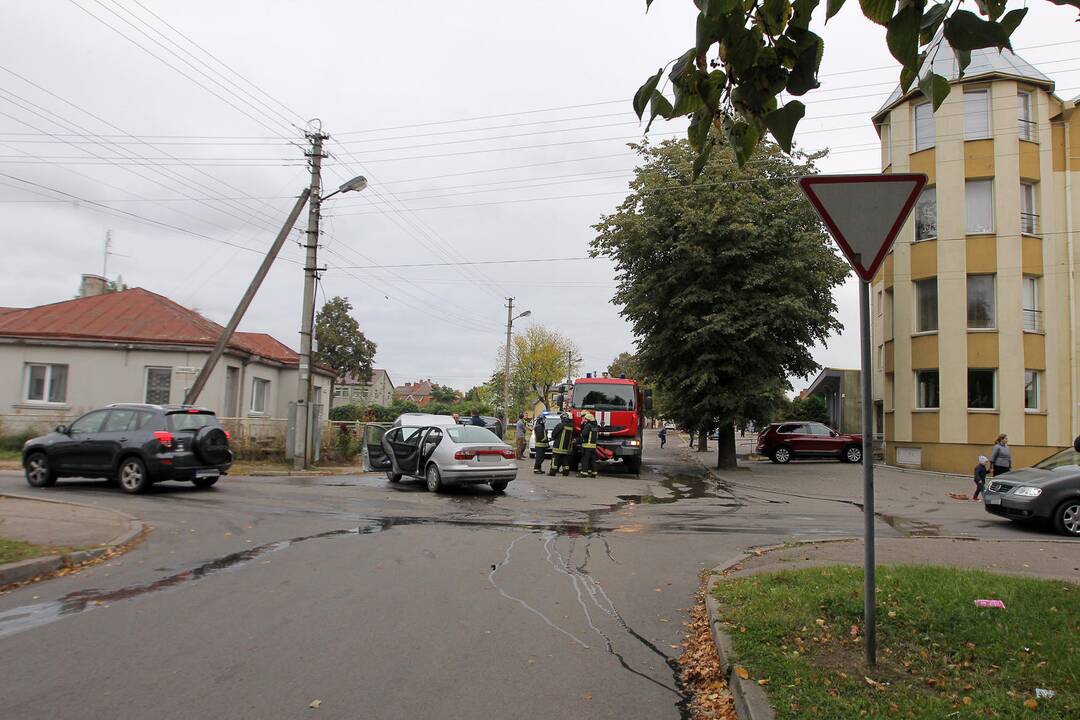 Avarija Zanavykų gatvėje