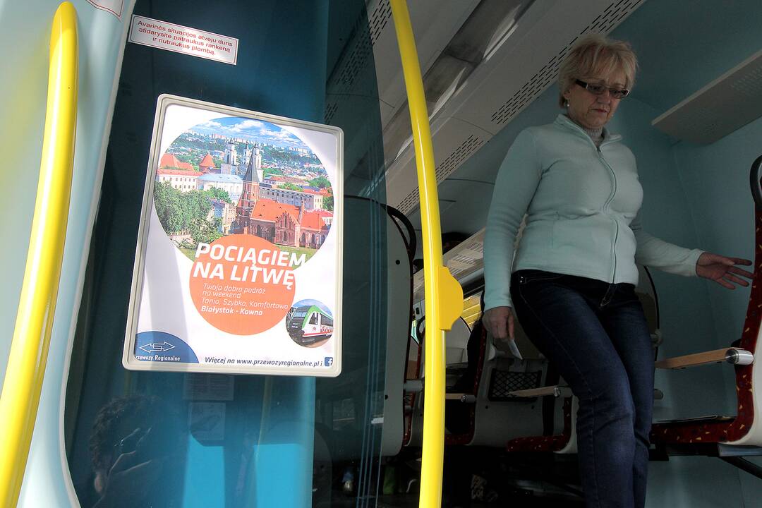 Traukiniu iš Kauno į Baltstogę ir atgal