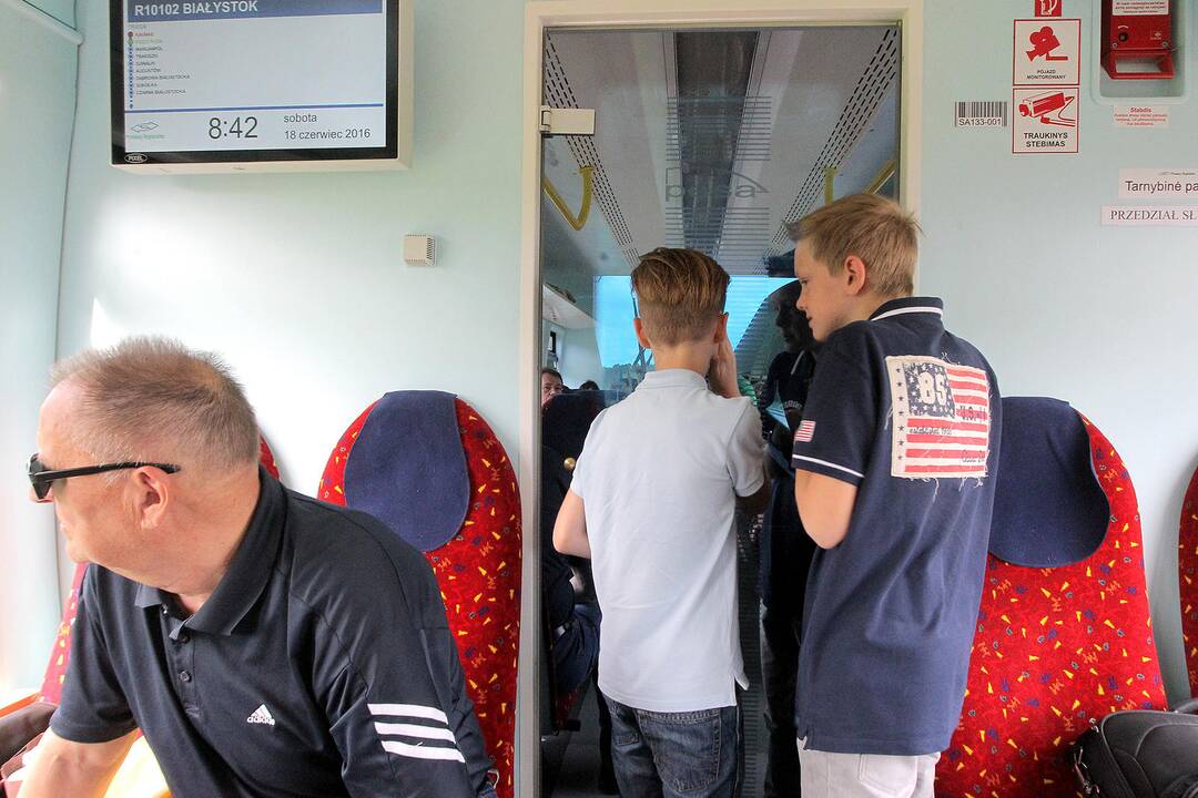 Traukiniu iš Kauno į Baltstogę ir atgal
