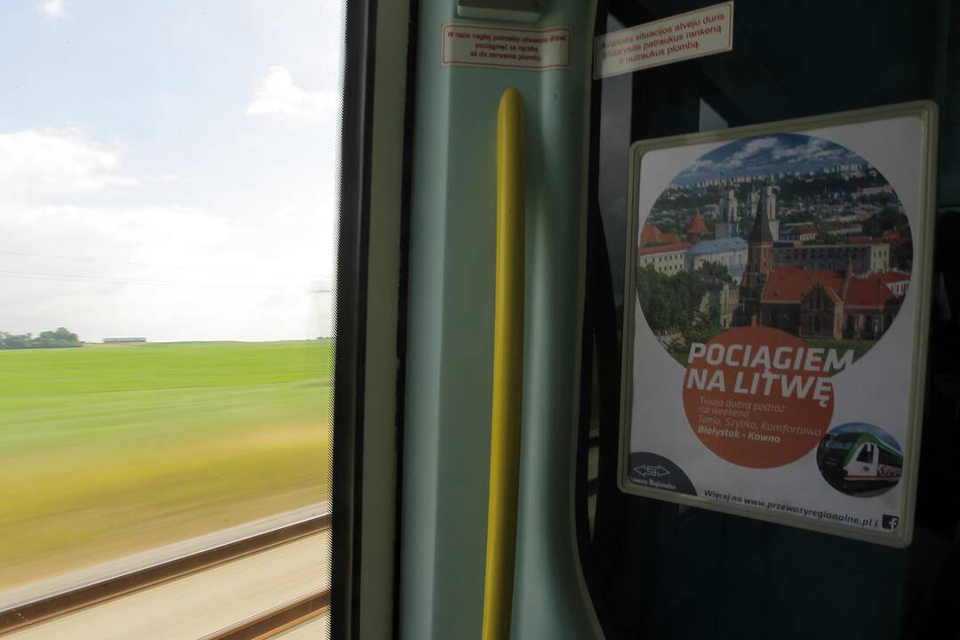 Traukiniu iš Kauno į Baltstogę ir atgal
