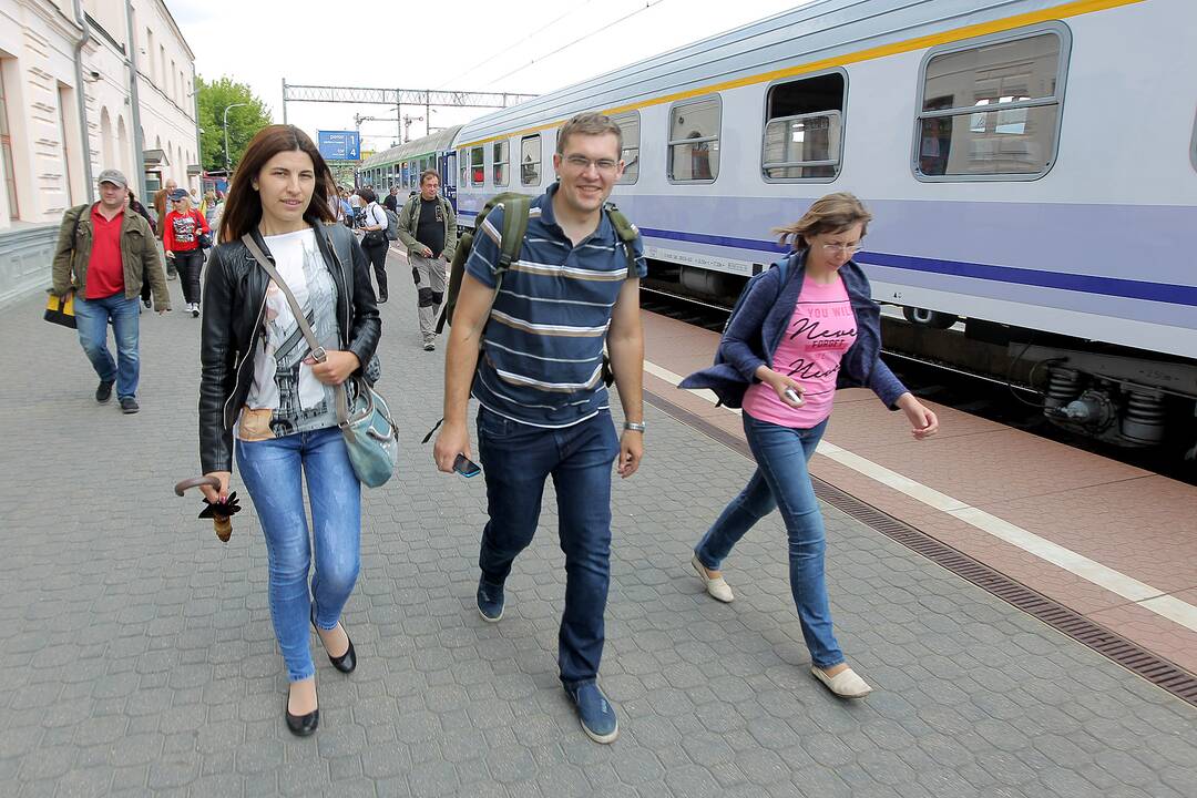Traukiniu iš Kauno į Baltstogę ir atgal
