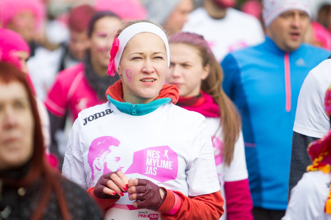 Bėgimas prieš krūties vėžį „Pink RUN“