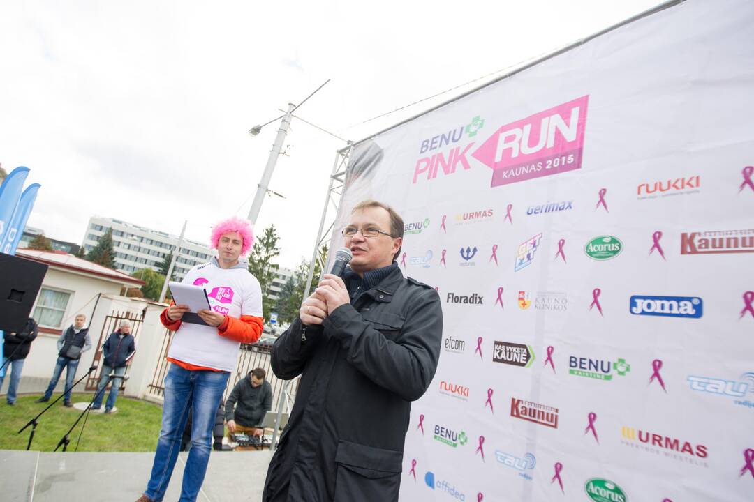 Bėgimas prieš krūties vėžį „Pink RUN“