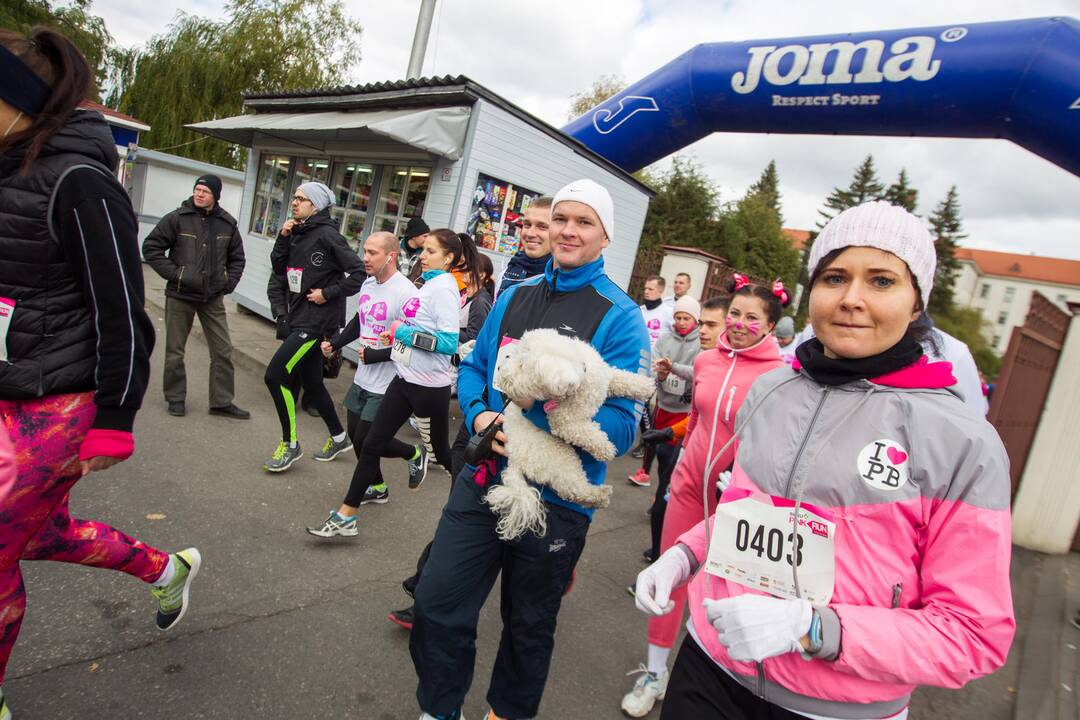 Bėgimas prieš krūties vėžį „Pink RUN“