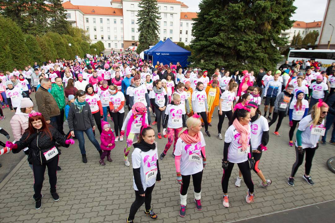 Bėgimas prieš krūties vėžį „Pink RUN“