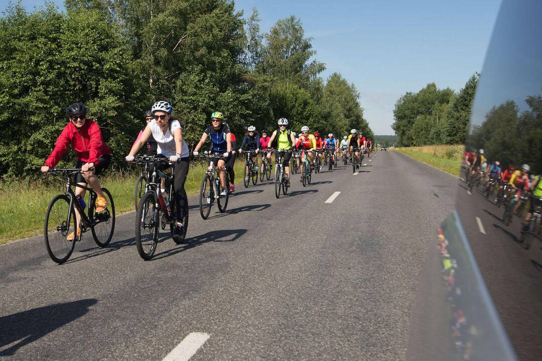 Lietuvos moterys mynė 100 km