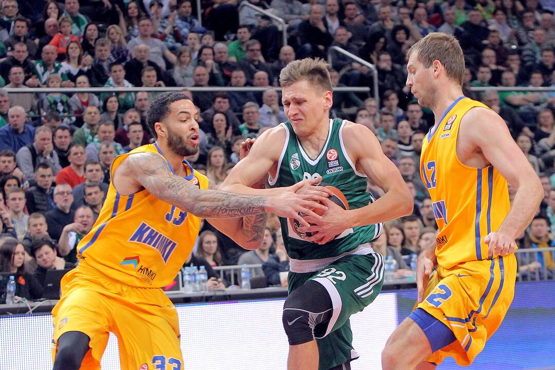 Eurolyga: Kauno „Žalgiris“ – Maskvos srities „Chimki“ 71:76.