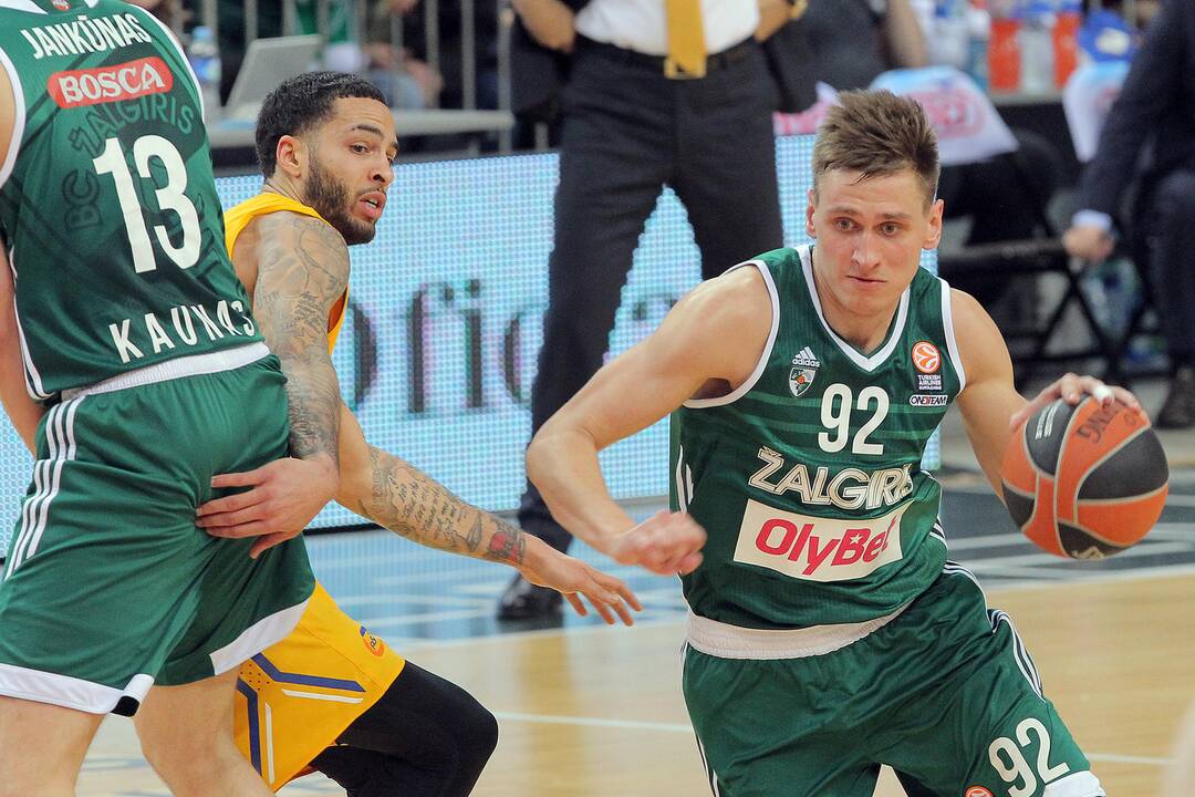 Eurolyga: Kauno „Žalgiris“ – Maskvos srities „Chimki“ 71:76.