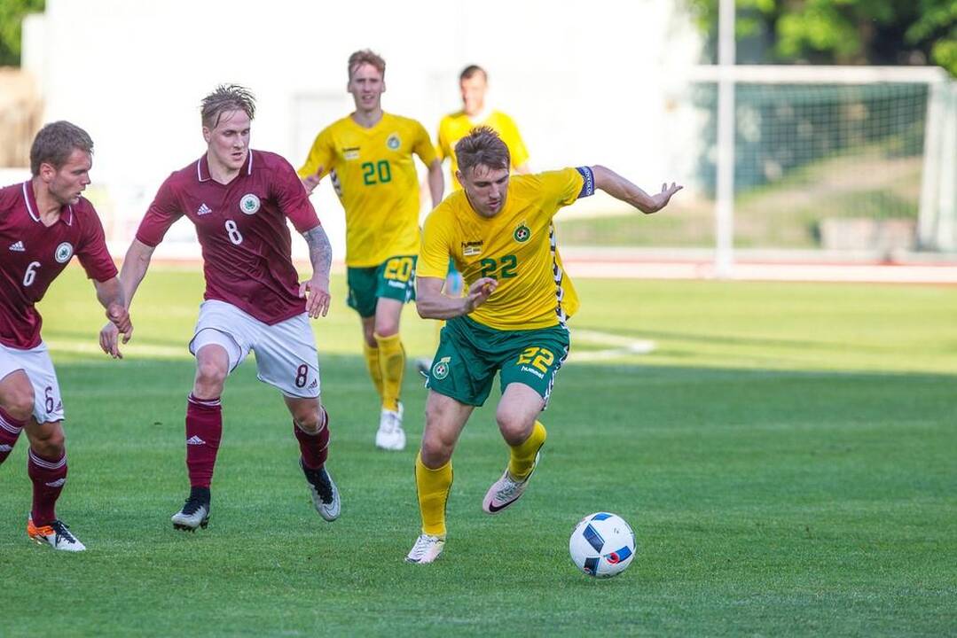 Baltijos futbolo taurė: Latvija - Lietuva 2:1