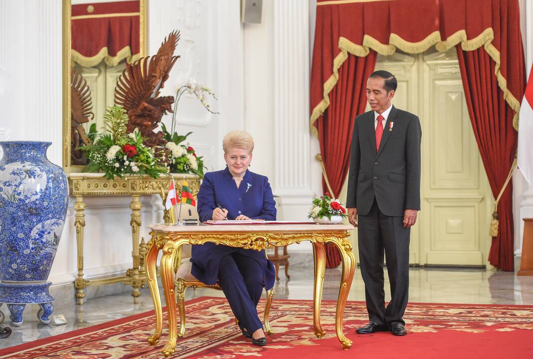 D. Grybauskaitės vizitas Indonezijoje