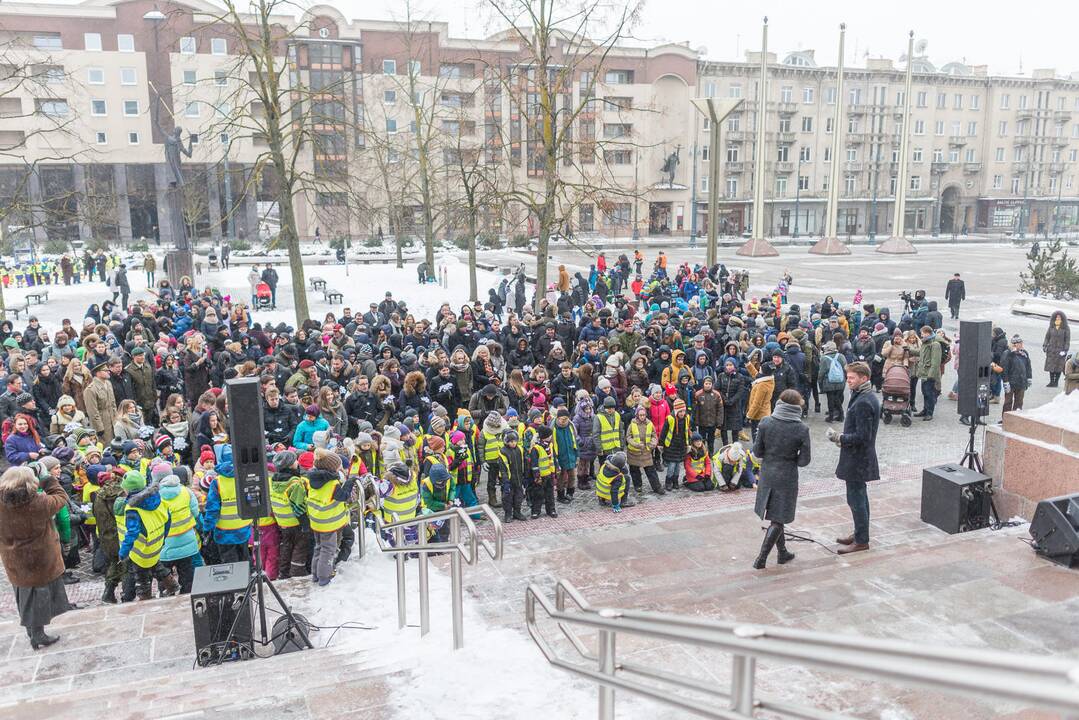 Simbolinė neužmirštuolių pieva Laisvės gynėjams