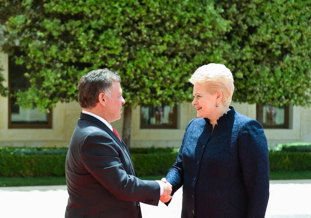 D. Grybauskaitė susitiko su Jordanijos karaliumi