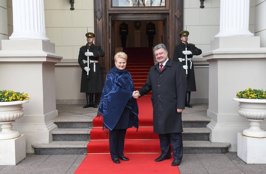 D. Grybauskaitė priėmė Ukrainos prezidentą