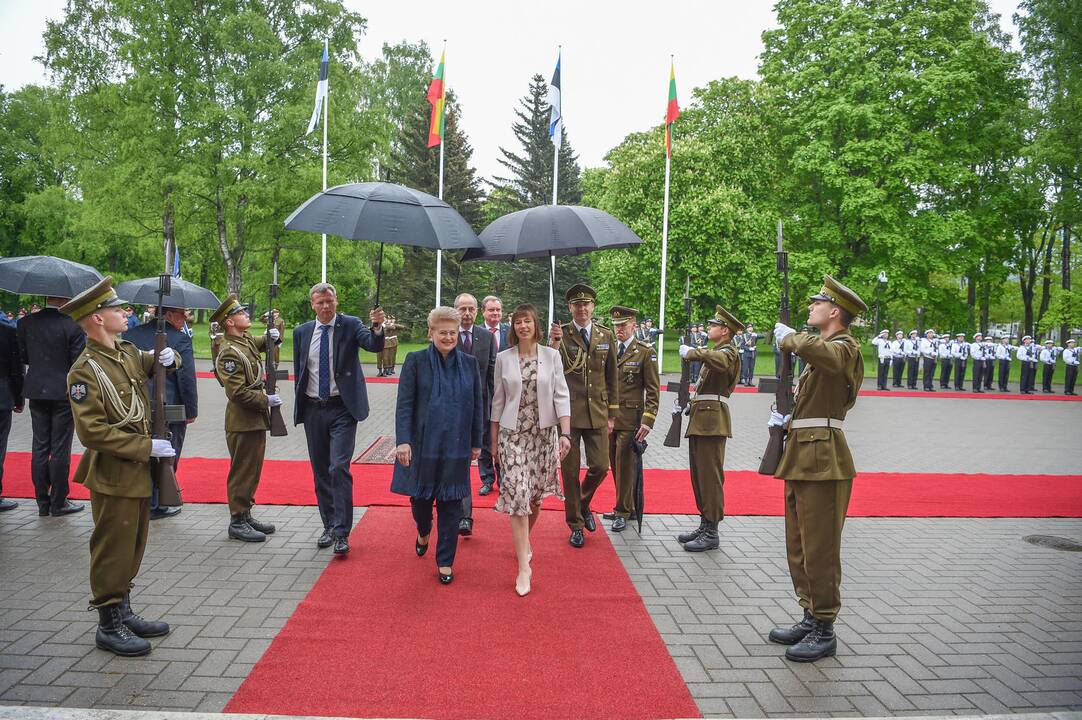 Taline susitiko dvi Baltijos šalių prezidentės