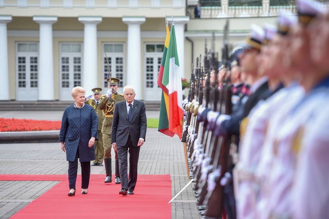 Lietuvoje vieši Italijos prezidentas